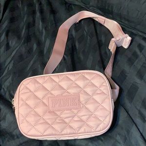PINK Quilted Fanny Pack